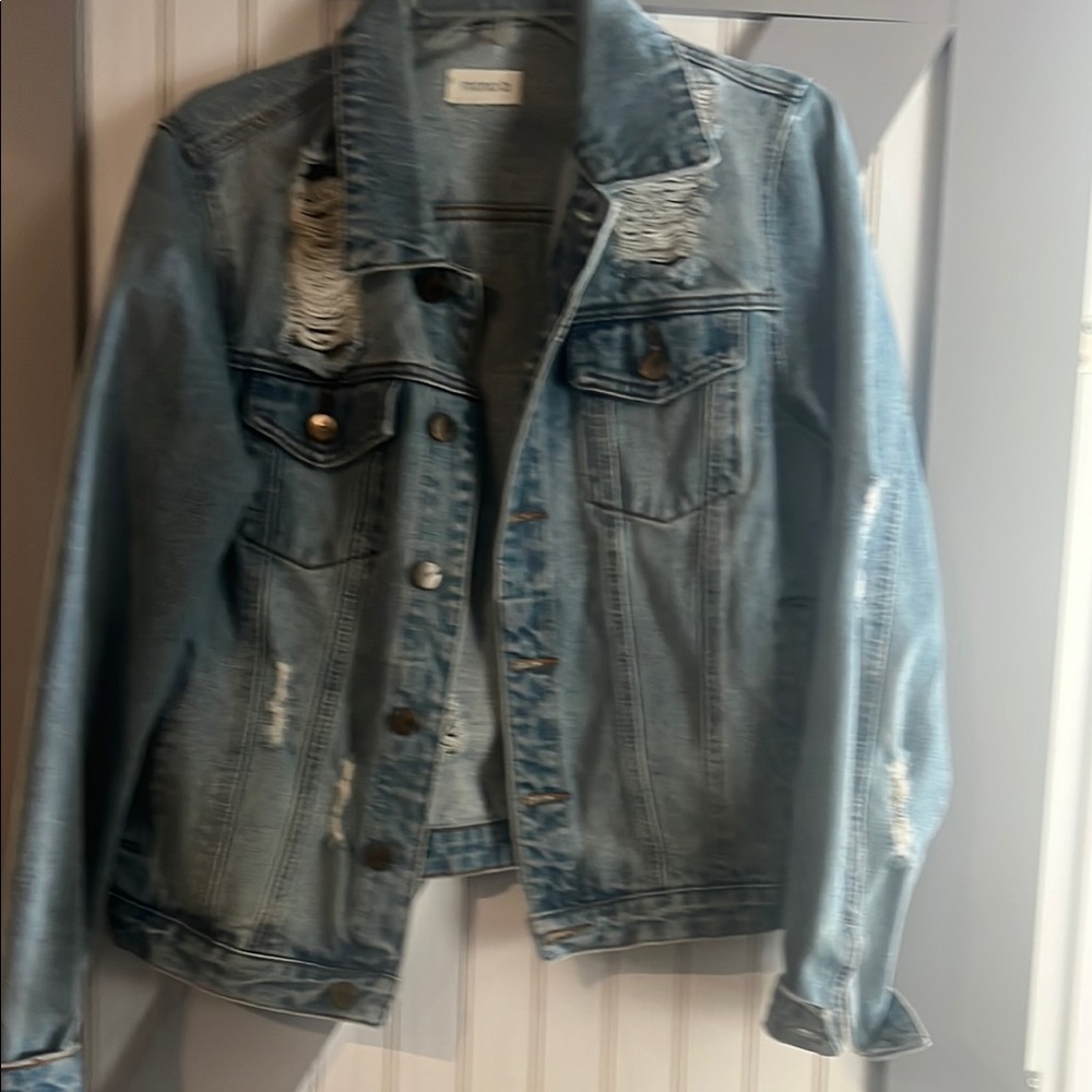 Madewell Distressed Denim Jacket